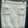 Marjorelle lemon knitted mini skirt Image 6
