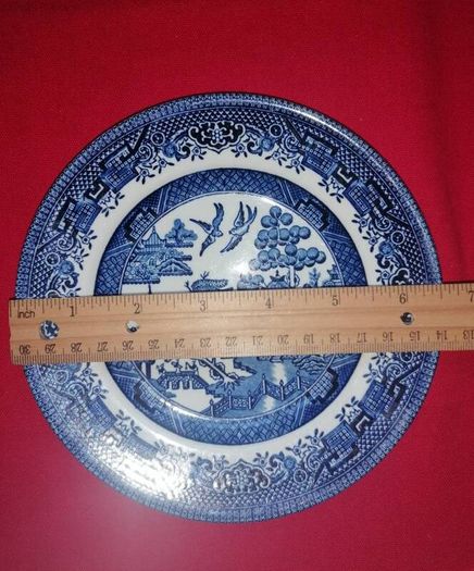 Willow Pattern Plate 6.5"