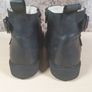 Girls womens Clarks boots Size UK 3.5 EU 36 Black leather Image 6