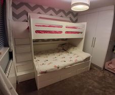 Premium Wooden Bunk Bed - Perfect Condition