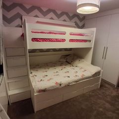 Premium Wooden Bunk Bed - Perfect Condition