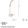Wooden cot mobile holder Image 3