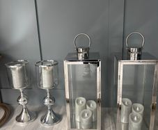 Lanterns and candle holders
