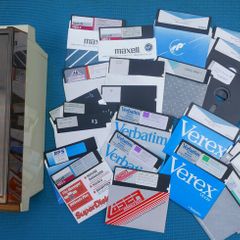 Lot of 32 - 5.25 Floppy Disks with Case