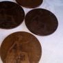 1912 Copper Pennies. Image 2