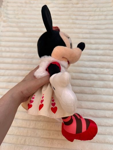 Disney Minnie Mouse Sweetheart Plush Valentine Day approx. 40 cm. Used Please see photos