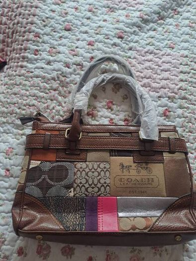 coach inspired bag, unwanted gift, used once