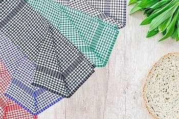 Wonderdry Tea Towels Kitchen Pack of 10, Cotton Absorbent Long Lasting Catering Cloths (FREE SHIPPING)