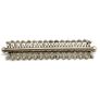 Rare Mid Century Modernist 935 Silver Filigree Brooch Image 2