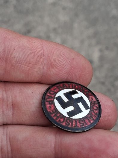 Trio of 1930's Party Pin Badges