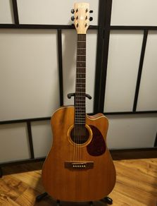 Cort MR710F NS Electro-Acoustic Guitar - Solid Top, Fishman Blend Preamp & Gig Bag