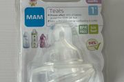 Mam Silicone Teat Size 1 Slow Flow