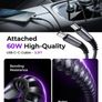 Car Charger Adapter USB C 54W 12V USB Socket [USBC 36W+USBA 18W] 60W USB C Cable PD3.0 Car Phone Charger Cigarette Lighter USB Charger for iPhone 16 Pro 16e Samsung S25 Ultra Car Accessories Image 7