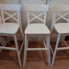 IKEA INGOLF Junior chair, white