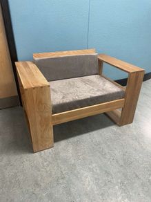 Handcrafted Oak Chair