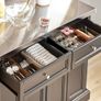 Kitchen Island Cabinet with stainless steel or wooden frame Image 3