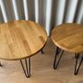Bespoke Oak Table Set (or Individual on request) Image 2