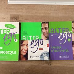 Alter Ego A2 - French learning textbook + workbook + teacher book