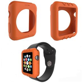 Protective Case for Apple Watch Series 38mm 42mm Shockproof Silicone Rubber Gel Skin TPU Soft Cover for iWatch