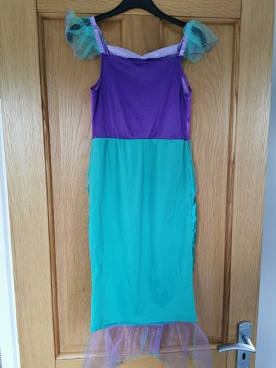 Ariel Fancy Dress Costume with shoes and wig