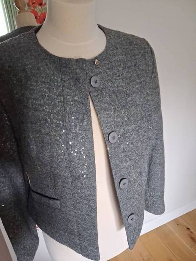Stunning Dressy Sparkly Blazer Jacket New Size 10P