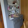 Pine dresser kitchen hutch with 2 x drawers and pull out drawers Image 2
