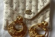 Sezane gold coloured Joe earrings