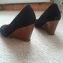 Wide Fitting Shoe - Wooden Wedge (Size 4) Image 4
