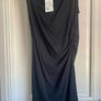 Black cos draped dress Image 2
