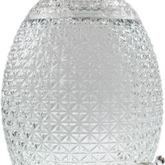 Glass Drinks Dispenser with tap