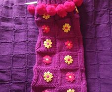 Beautiful New Handknitted Dog Coat