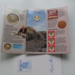 N Irish Coin Royal Mint 1986 Northern Ireland Brilliant Uncirculated BUNC 1 Pound Flax