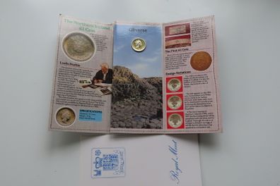 N Irish Coin Royal Mint 1986 Northern Ireland Brilliant Uncirculated BUNC 1 Pound Flax