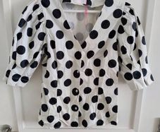 Savida cotton blouse eu size 40 to 42 or UK size 12 but see last two photos for exact measurements new with tags FREE STANDARD POSTAGE INCLUDED