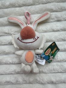 Nature Cat Daisy Rabbit Plush Dirty Keychain TOMY Please look at the pictures