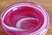 Signed Veletta Glass Pin Dish