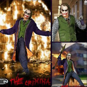 Bullet Head 1/12 The Dark Knight Batman Joker Action Figure