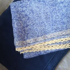 Large Jersey Cotton Wrap with Snood Scarf