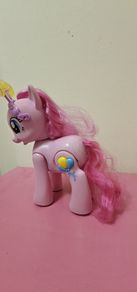 My Little Pony WALKING and TALKING PINKIE PIE Brushable G4 MLP 8 inch Talking Polish