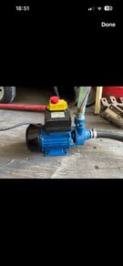 ibc tank diesel pump and hose