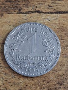 German Empire, Germany, 1 Reichsmark 1934 E