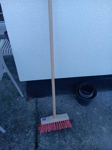 Outdoor sweeping brush
