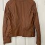 Promod Real Leather Jacket - Tan  - New with tags - Size 12 Image 4