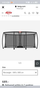 Berg trampoline enclosure