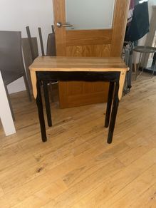 Hand crafted console table