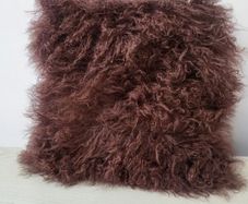 Fluffy Brown Cushion