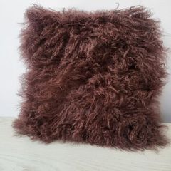 Fluffy Brown Cushion