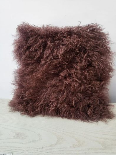 Fluffy Brown Cushion