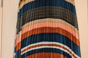 Stunning multi coloured pleated midi skirt from Stella