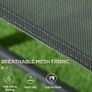 Three-Piece Garden Seat Set, with Glass-Top Table - Dark Grey Image 6